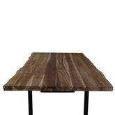 Copenhagen Teak Wood Live Edge Large Dining Table